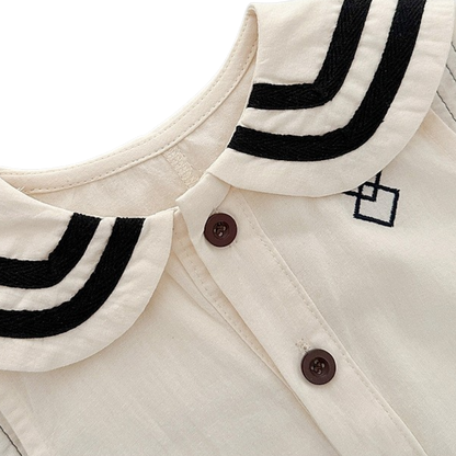 Preppy Sleeveless Baby Outfit