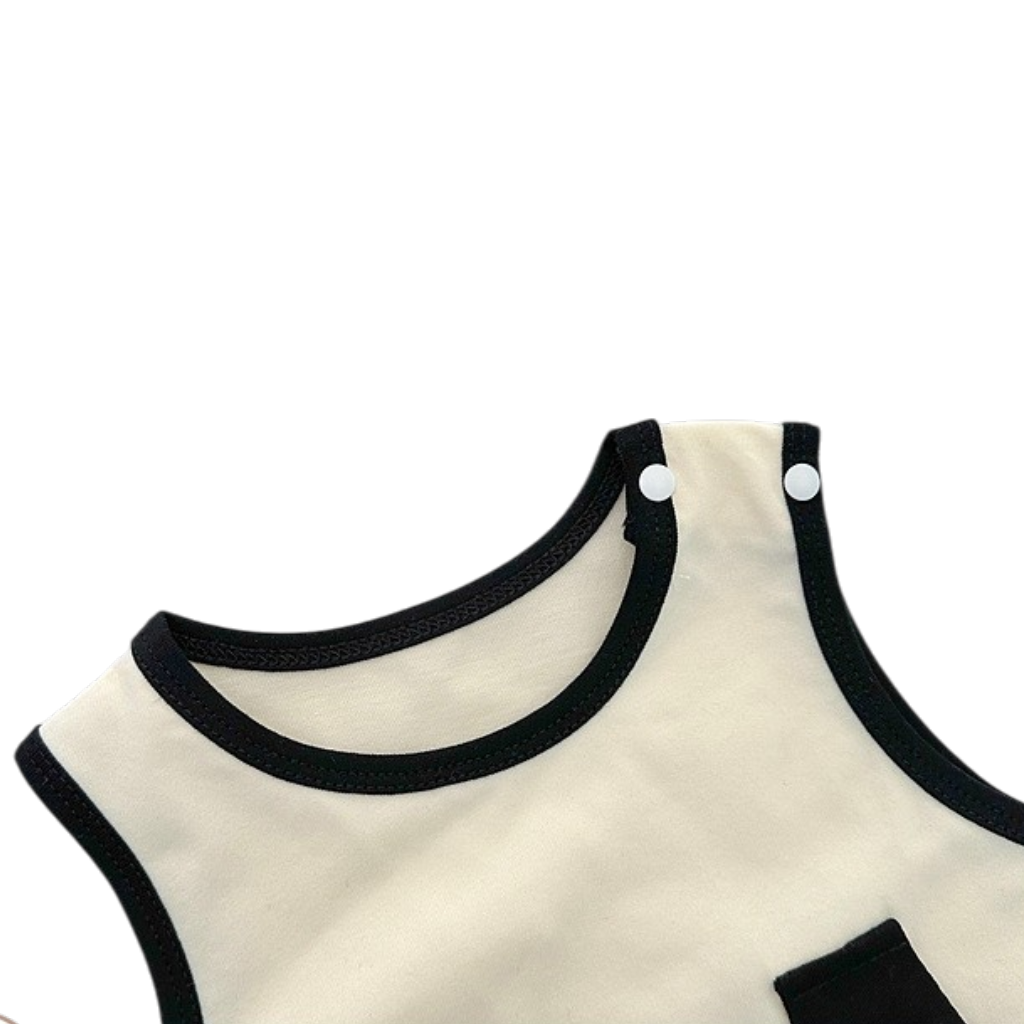 Puppy Tank Top Baby Outfit Set