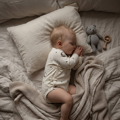 Moon Grass Baby Bodysuit styled product image