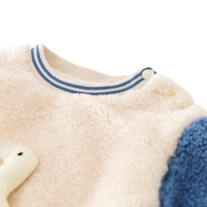 Cute Duck Winter Baby Romper