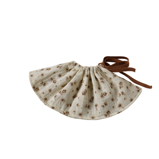 Vintage Rose Drawstring Baby Bib