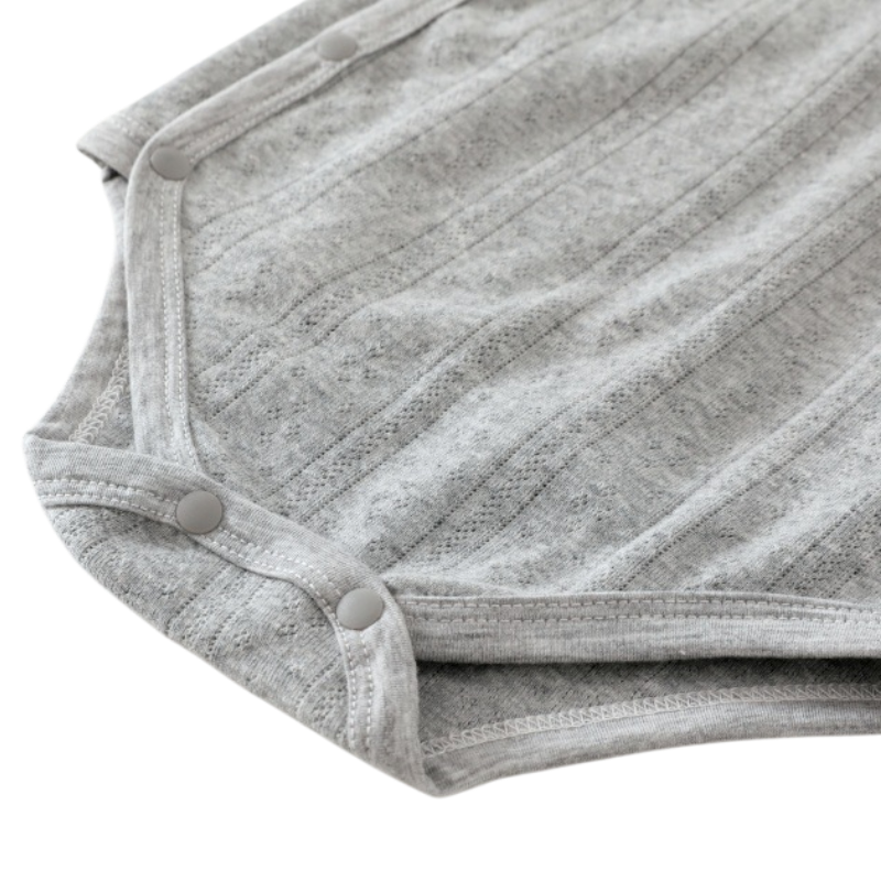 Simple Solid Baby Bodysuit