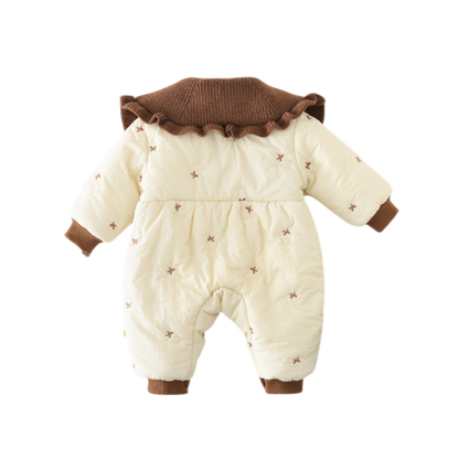 Little Bow Winter Romper