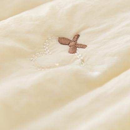 Little Bow Winter Romper