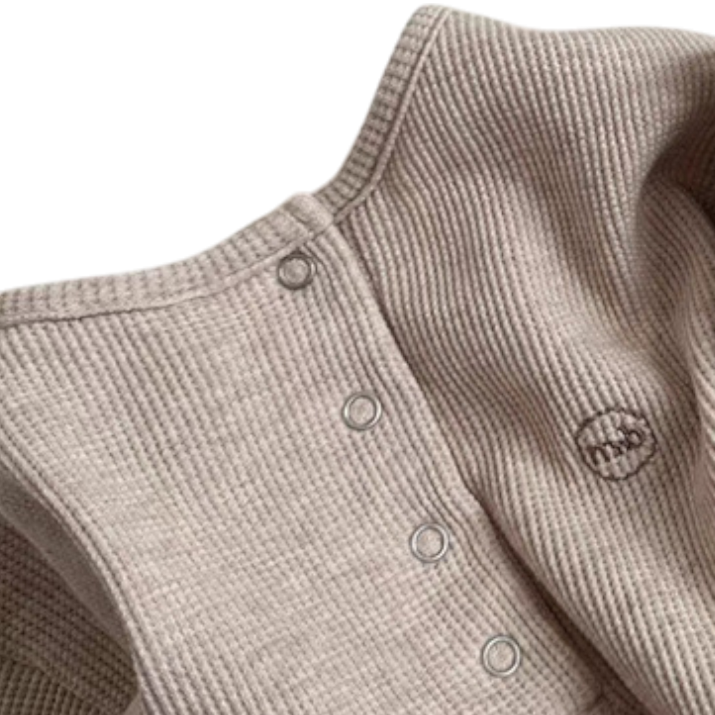 Solid Coffee Baby Romper