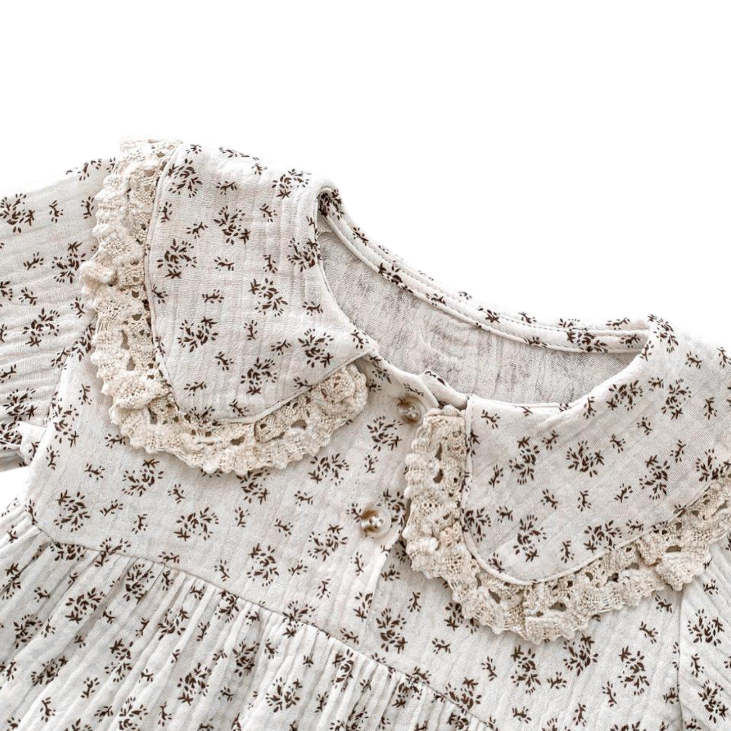 Floral Baby Bodysuit & Hat Set