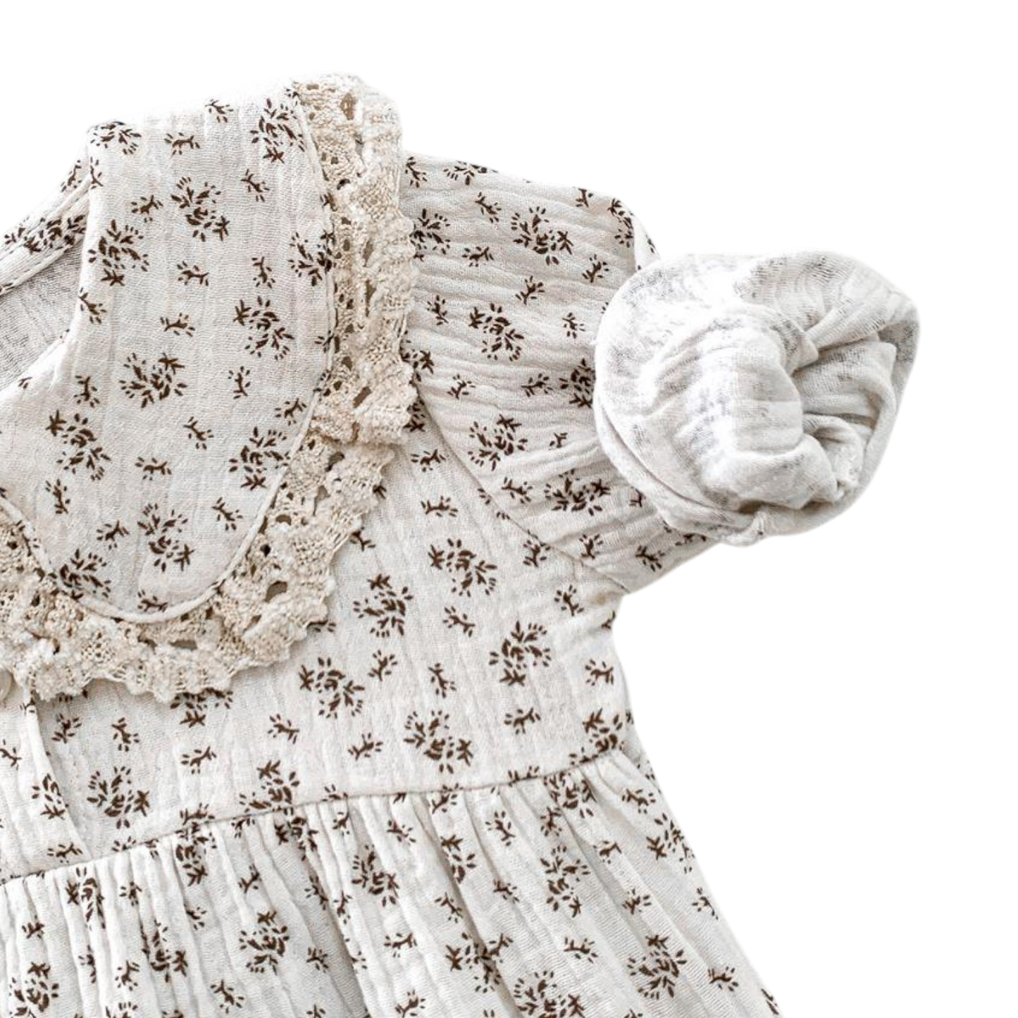 Floral Baby Bodysuit & Hat Set
