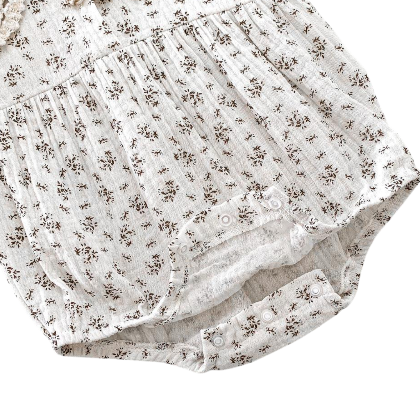 Floral Baby Bodysuit & Hat Set