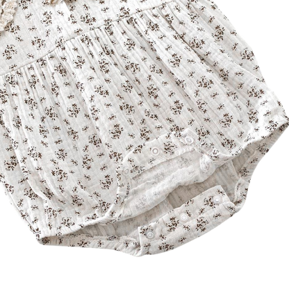 Floral Baby Bodysuit & Hat Set