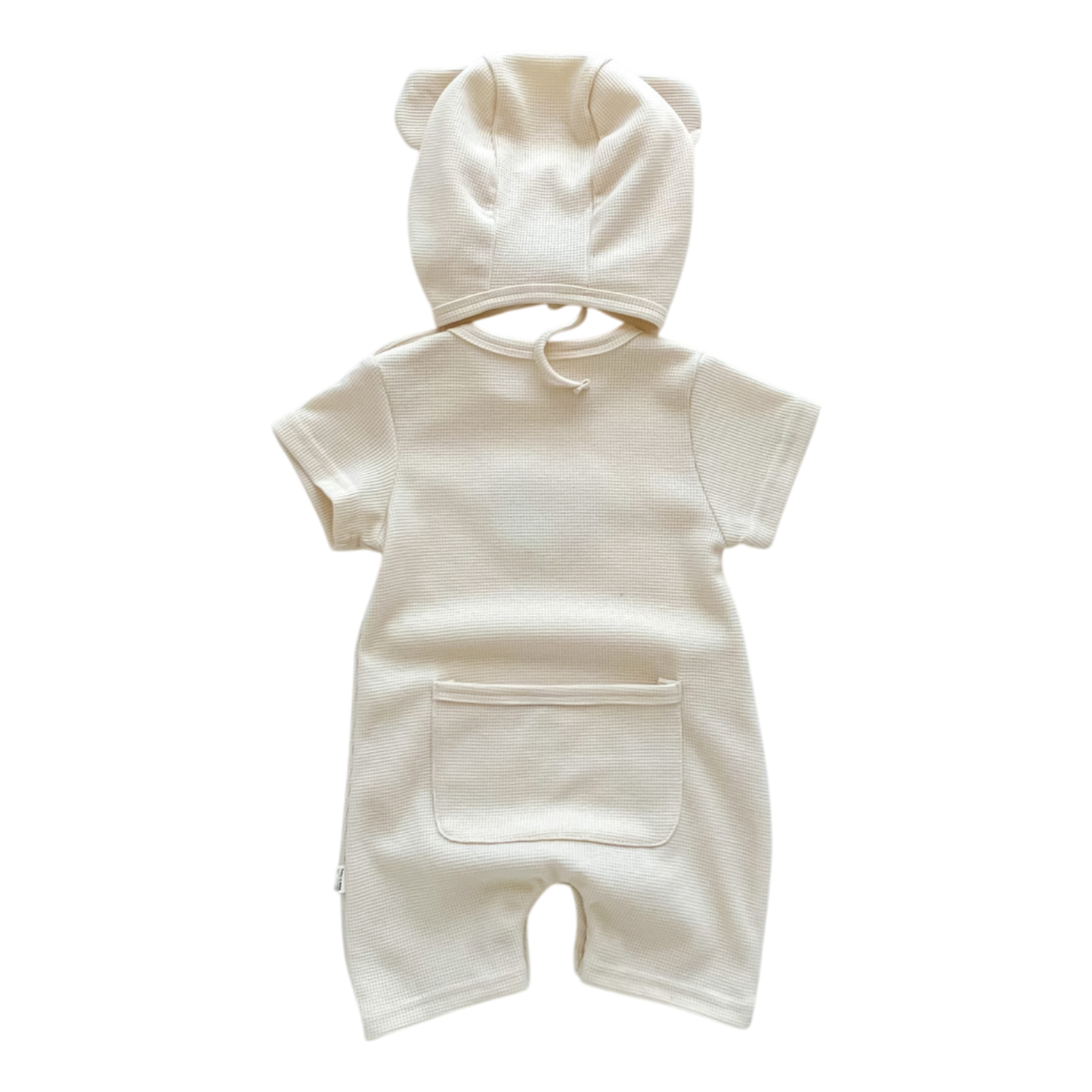 Bear Baby Romper & Hat Set