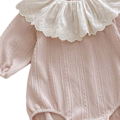 Pink Baby Bodysuit & Hat Set