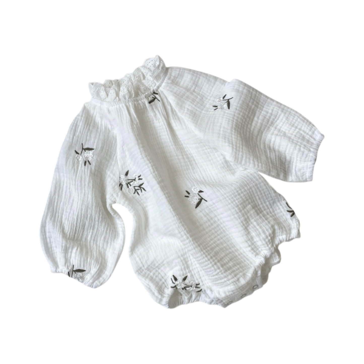 Vintage White Lace Baby Bodysuit