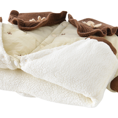 Little Bow Winter Romper