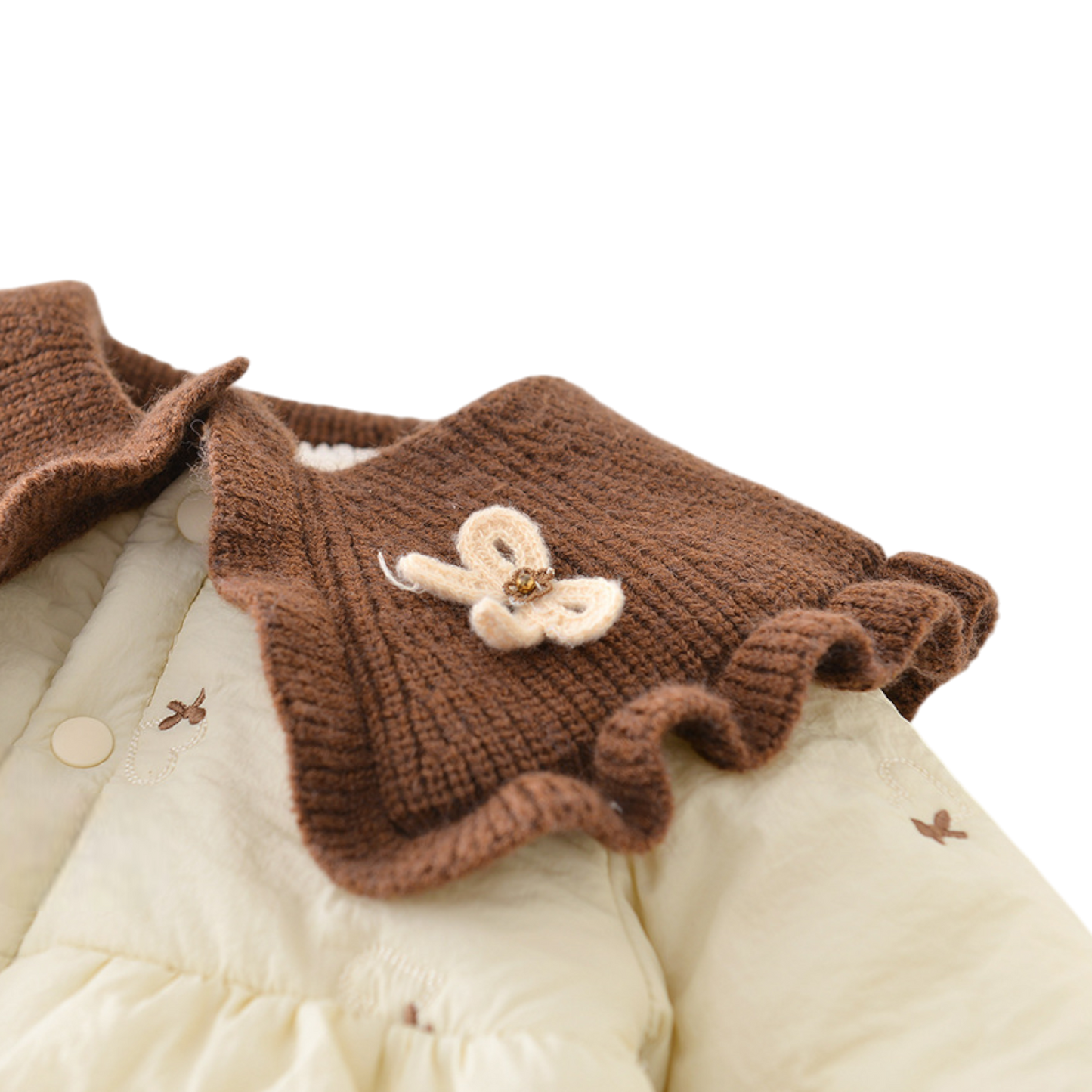 Little Bow Winter Romper