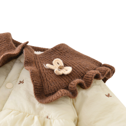 Little Bow Winter Romper