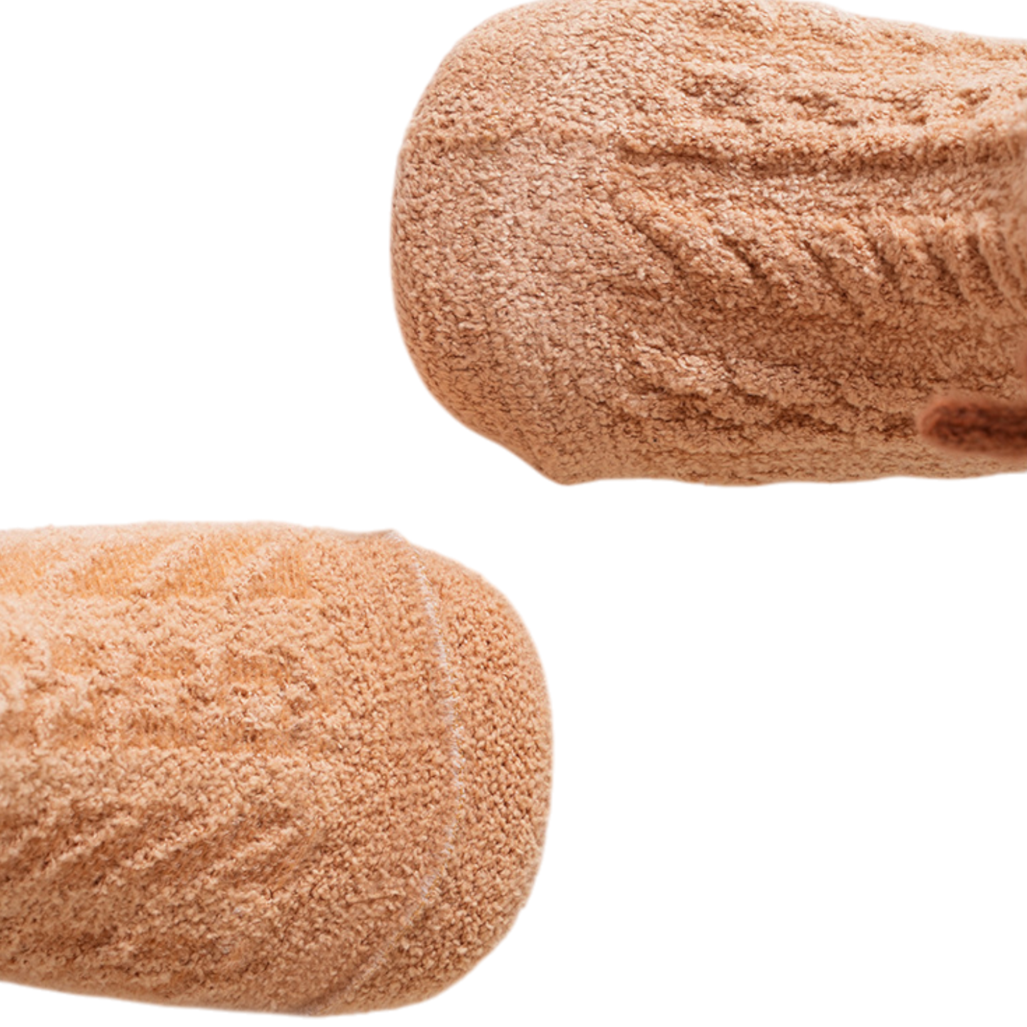 Khaki Bow Winter Baby Socks