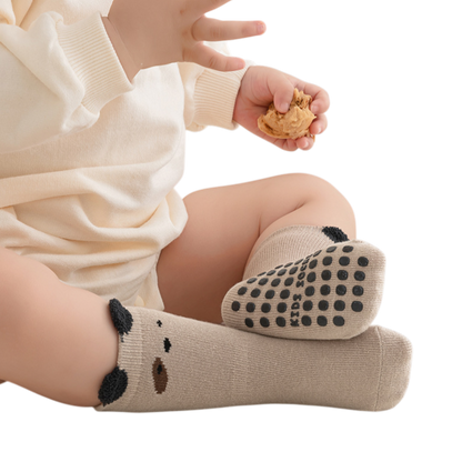 Khaki Puppy Baby Socks product image