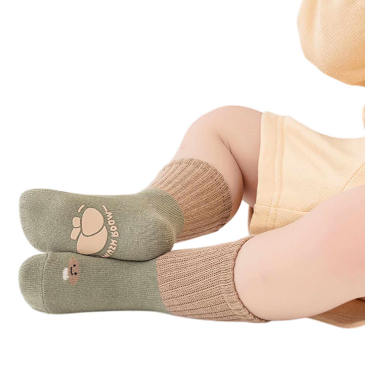 Green Mushroom Baby Socks product image