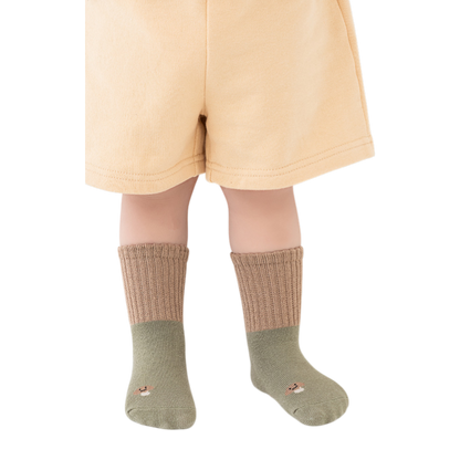 Green Mushroom Baby Socks product image view 2