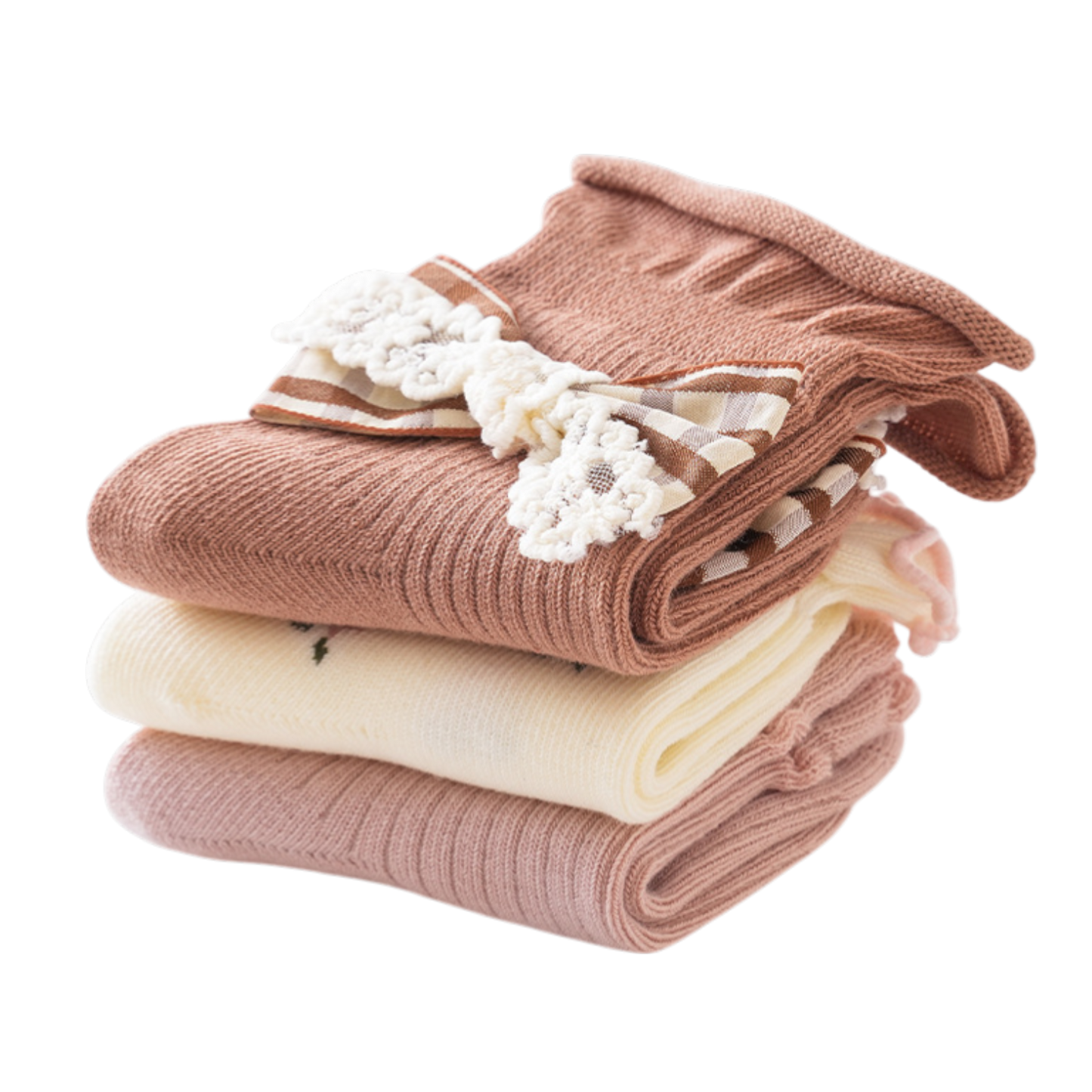 Bow Baby Girl Socks Set