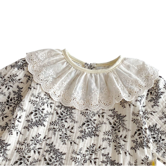 Sweet Floral Baby Outfit product image view 2