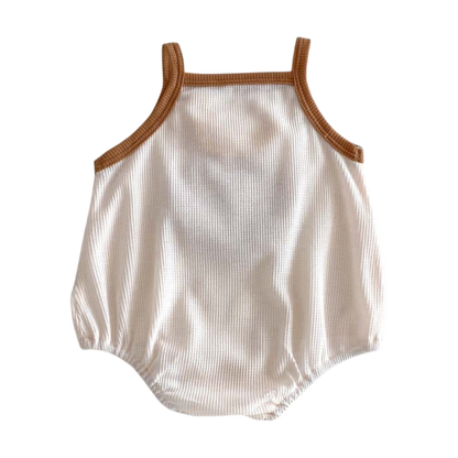 Bear & Banana Sleeveless Baby Bodysuit