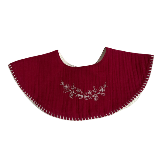 Red Grass Baby Bib