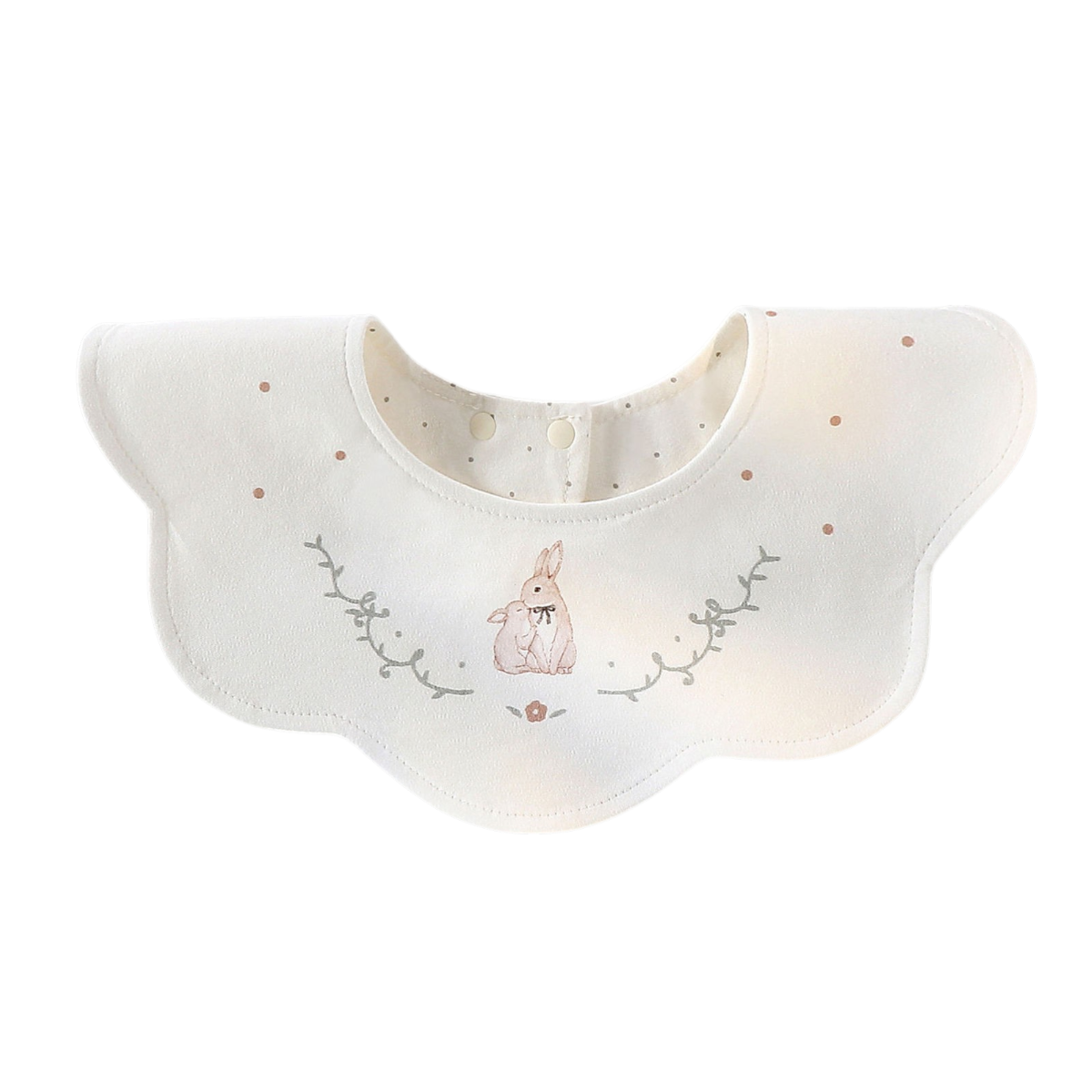 Forest Bunny Baby Bib