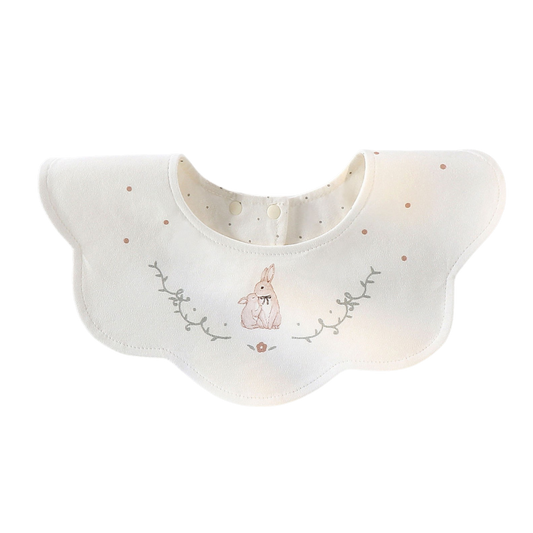 Forest Bunny Baby Bib