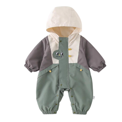 Little Monster Double-Layer Baby Bodysuit