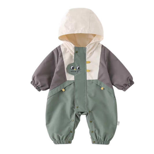 Little Monster Double-Layer Baby Bodysuit