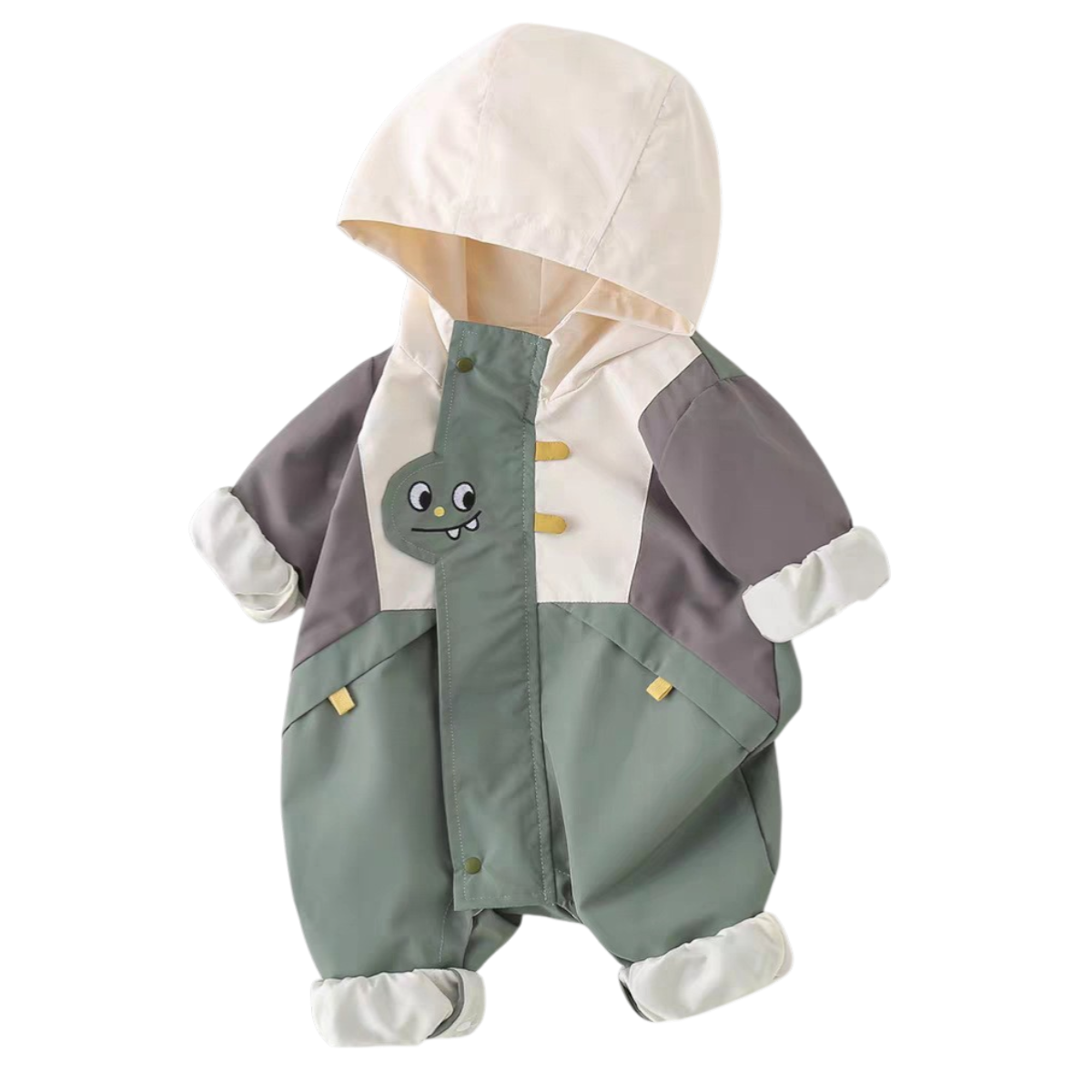 Little Monster Double-Layer Baby Bodysuit