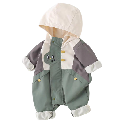 Little Monster Double-Layer Baby Bodysuit