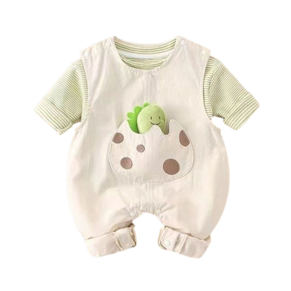 Green Stripe Caterpillar Baby Set