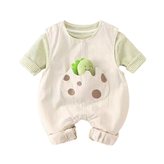 Green Stripe Caterpillar Baby Set