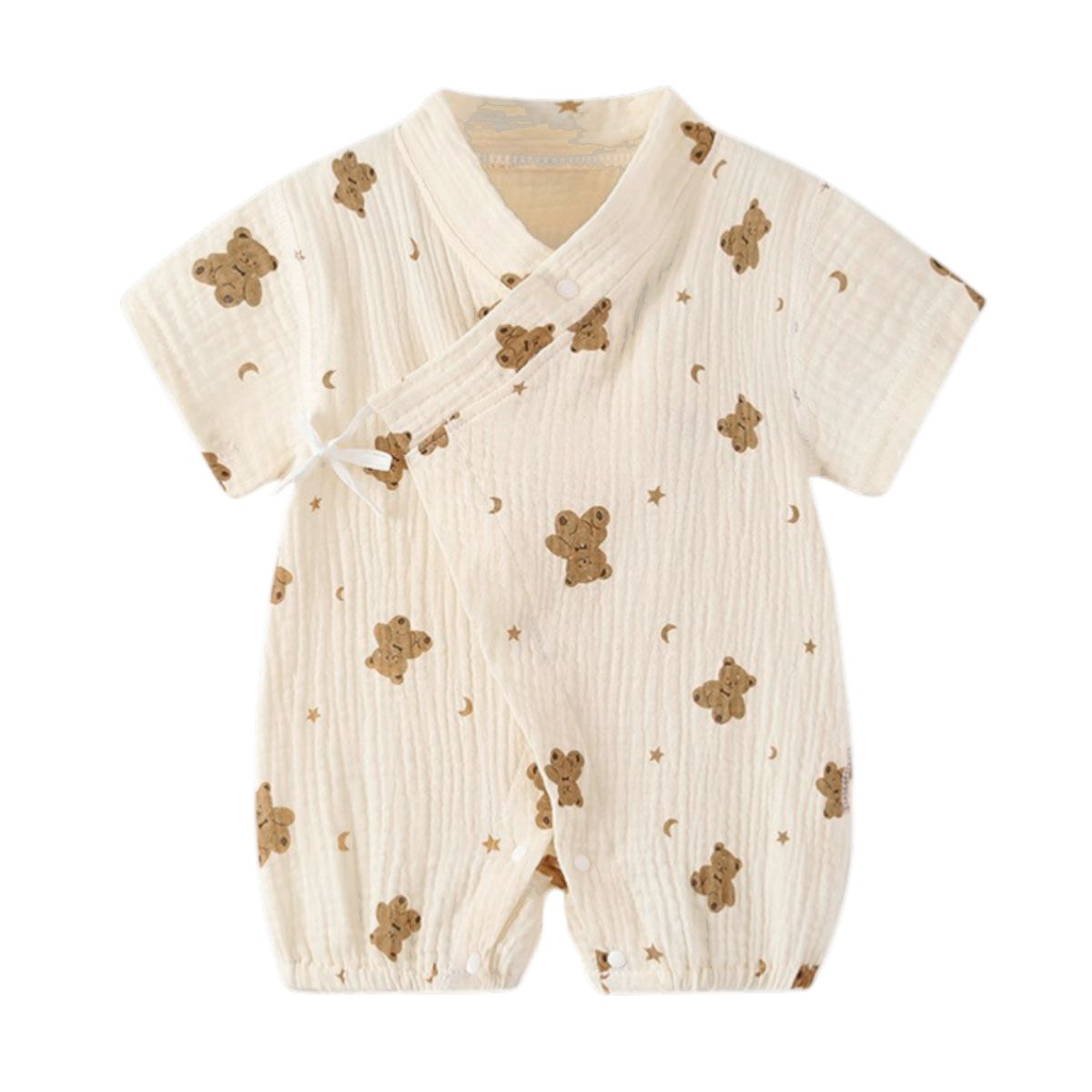 Star Moon Bear Baby Romper