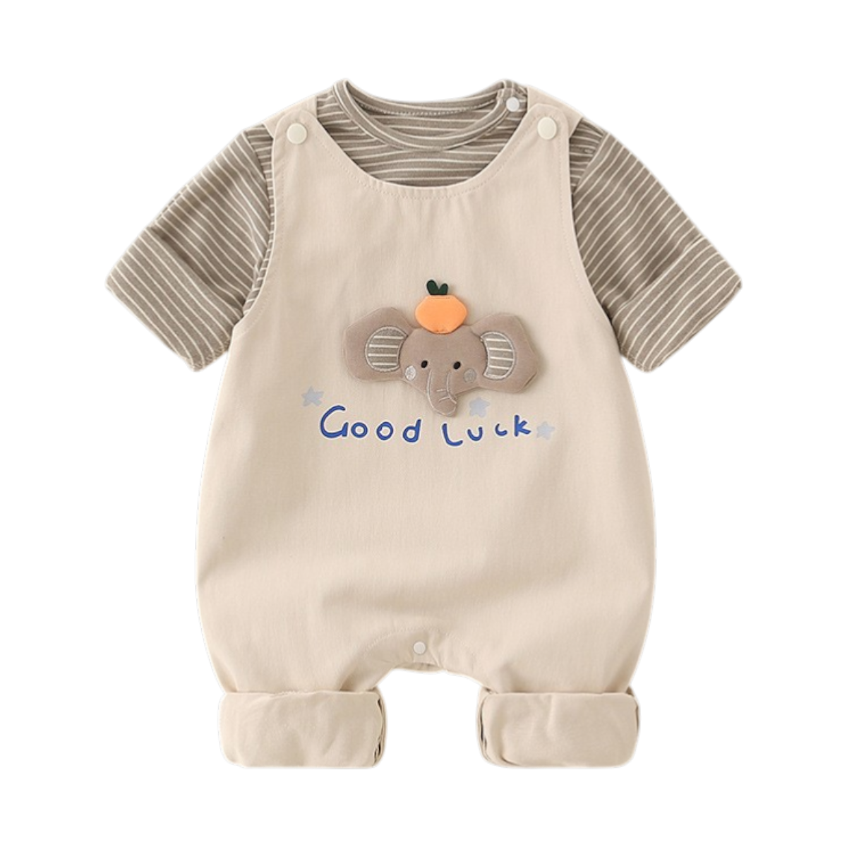 Striped Elephant Baby Set