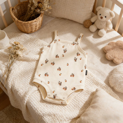 Pear Sleeveless Baby Bodysuit