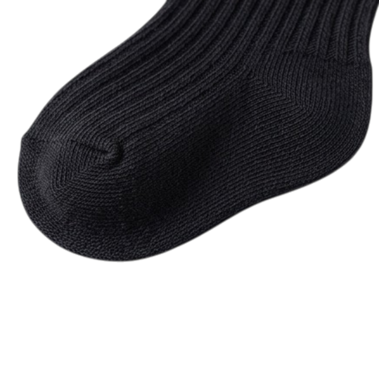 Black Ruffle Baby Socks