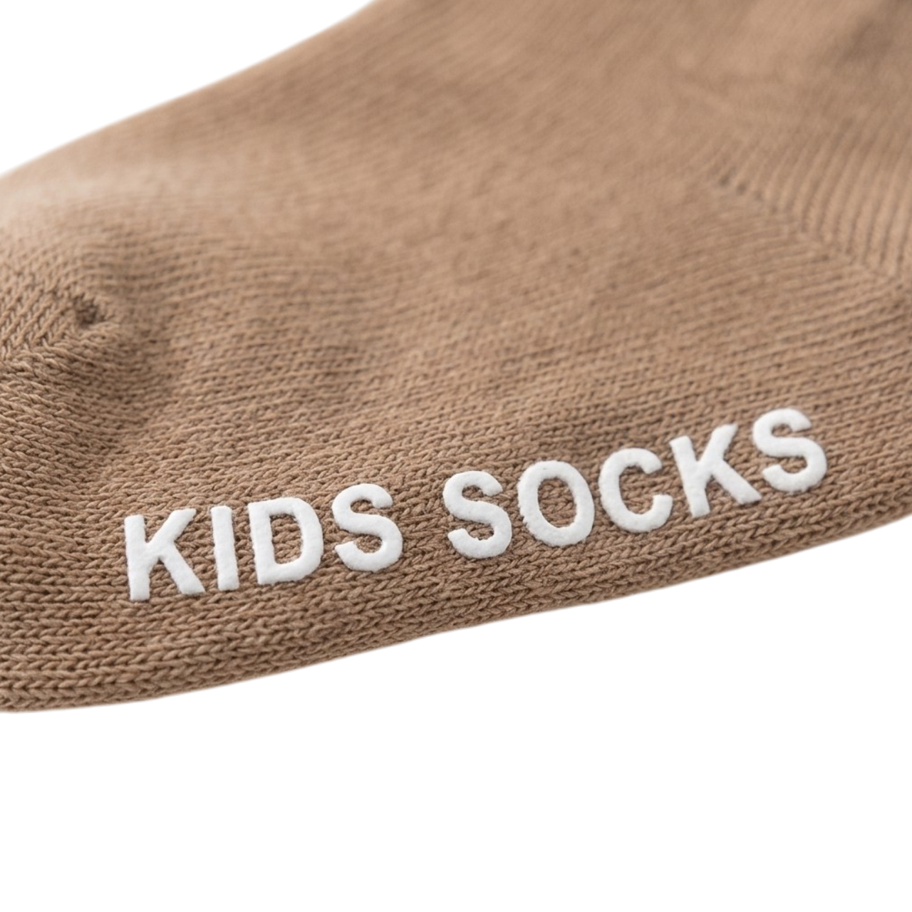Coffee Two-Tone Baby Socks