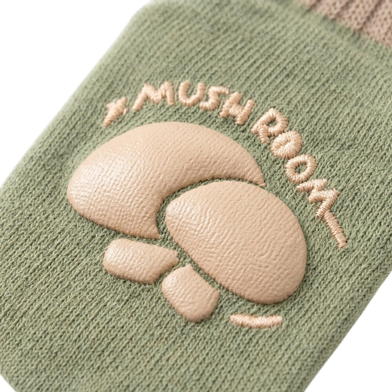 Green Mushroom Baby Socks product image view 6