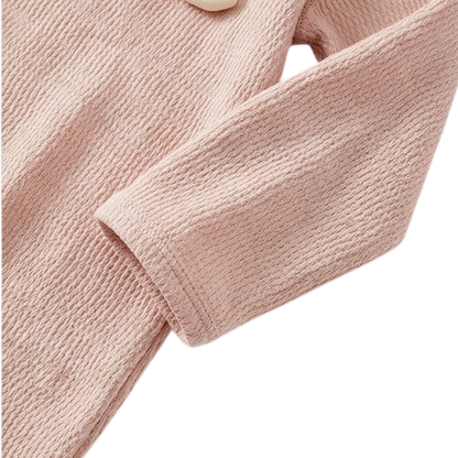 Pink Duck Long Sleeve Baby Bodysuit Set product image view 5