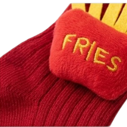 French Fries Baby Socks
