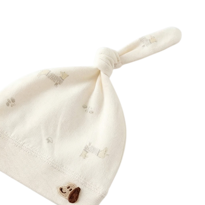 Puppy Newborn Half-Back Bodysuit Set product image view 5