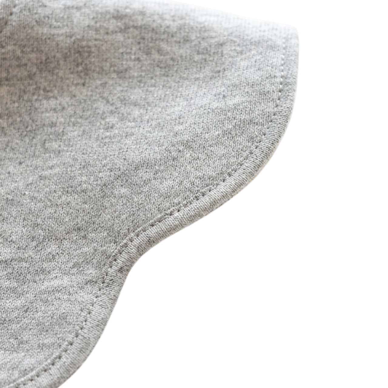 Double-Sided Gray Cute Dragon Baby Bib product image view 4