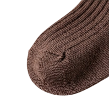 Coffee Ruffle Baby Socks product image view 2