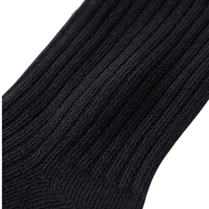 Black Ruffle Baby Socks