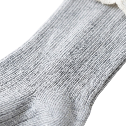 Gray Lace Baby Socks product image view 2
