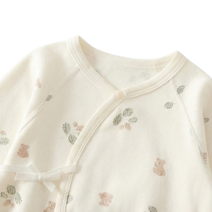 Pine Leaf Bear Baby Bodysuit product image view 3