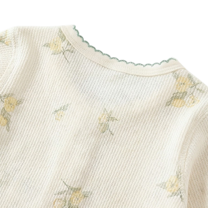 Little Floral Butterfly Romper product image view 3